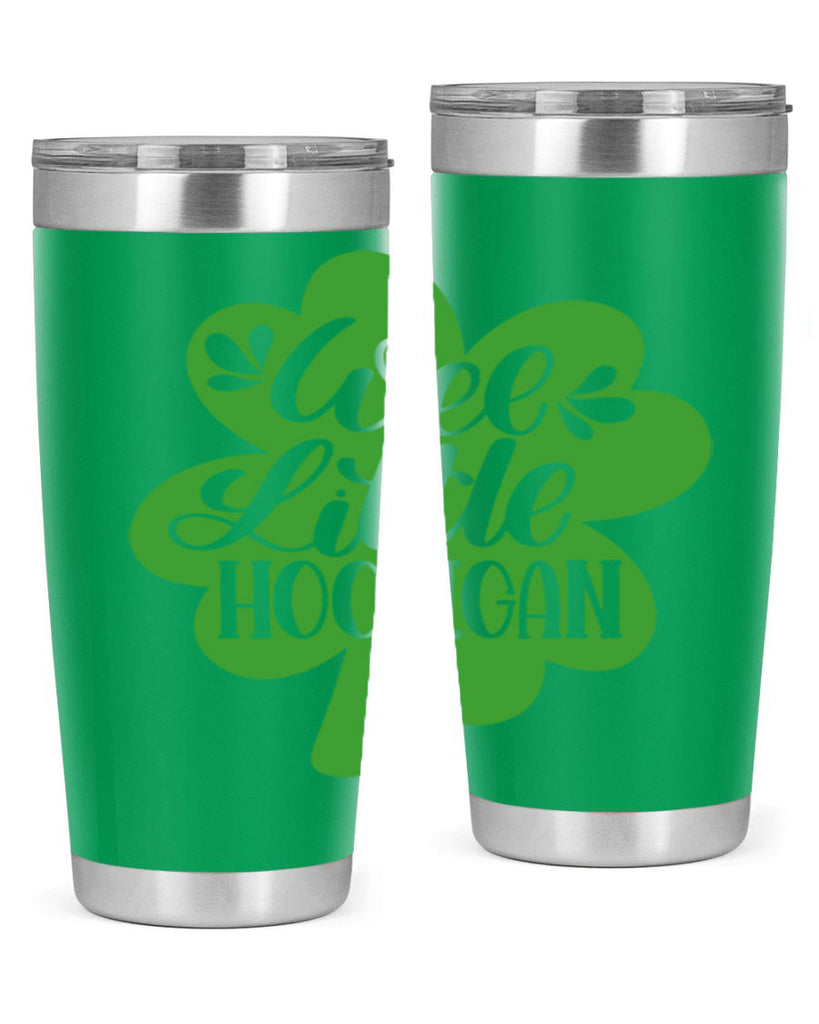 Wee Little Hooligan Style 16#- St Patricks Day- Tumbler
