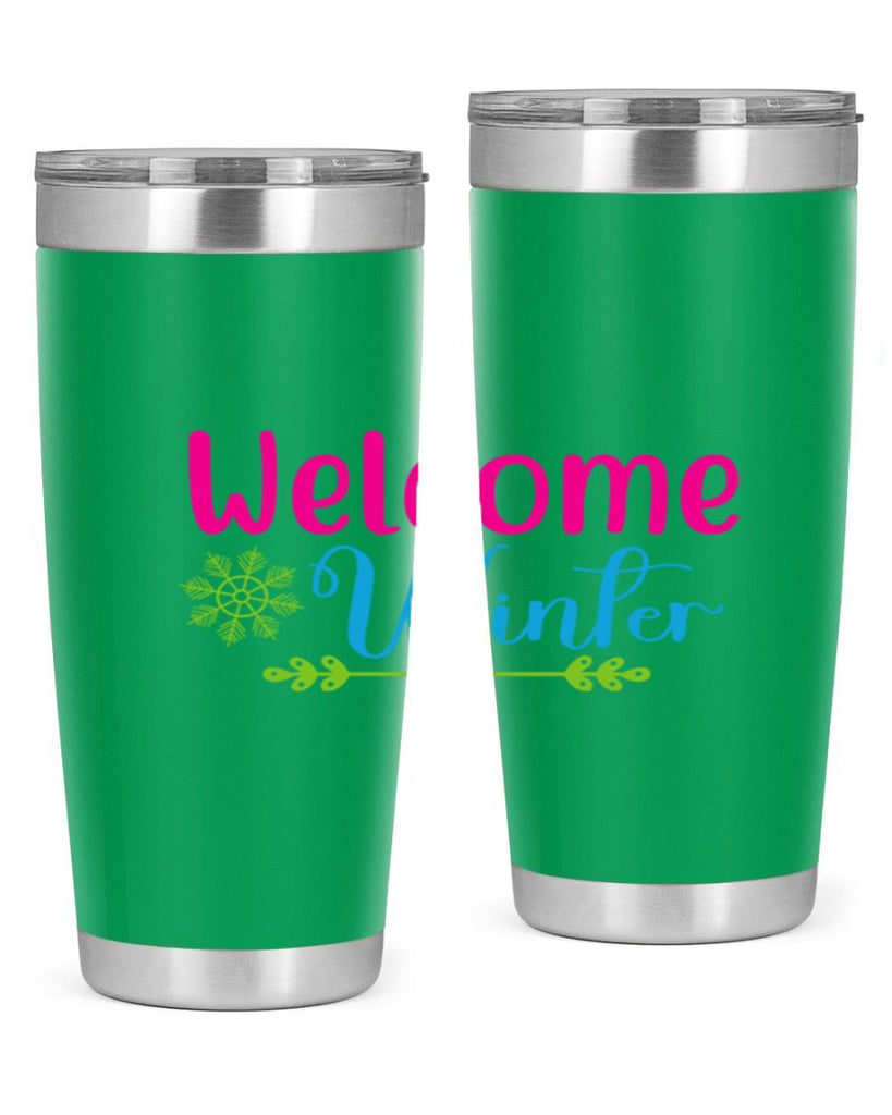 Welcome Winter 473#- winter- Tumbler
