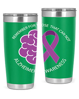 alzheimers awareness style 40#- alzheimers- Tumbler