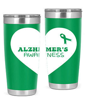 alzheimers awareness style 60#- alzheimers- Tumbler