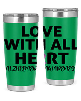 alzheimers awareness style 77#- alzheimers- Tumbler