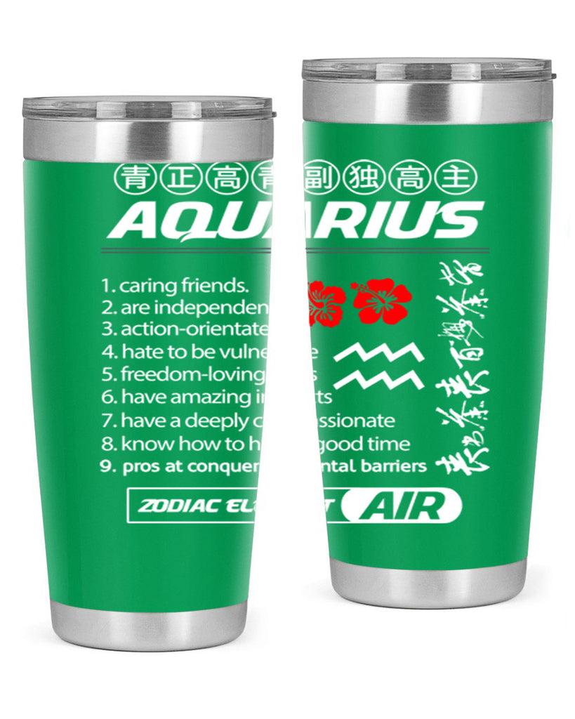 aquarius 85#- zodiac- Tumbler