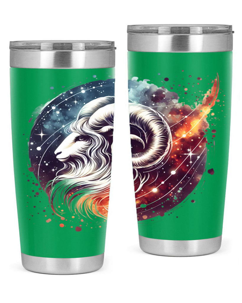 aries 124#- zodiac- Tumbler