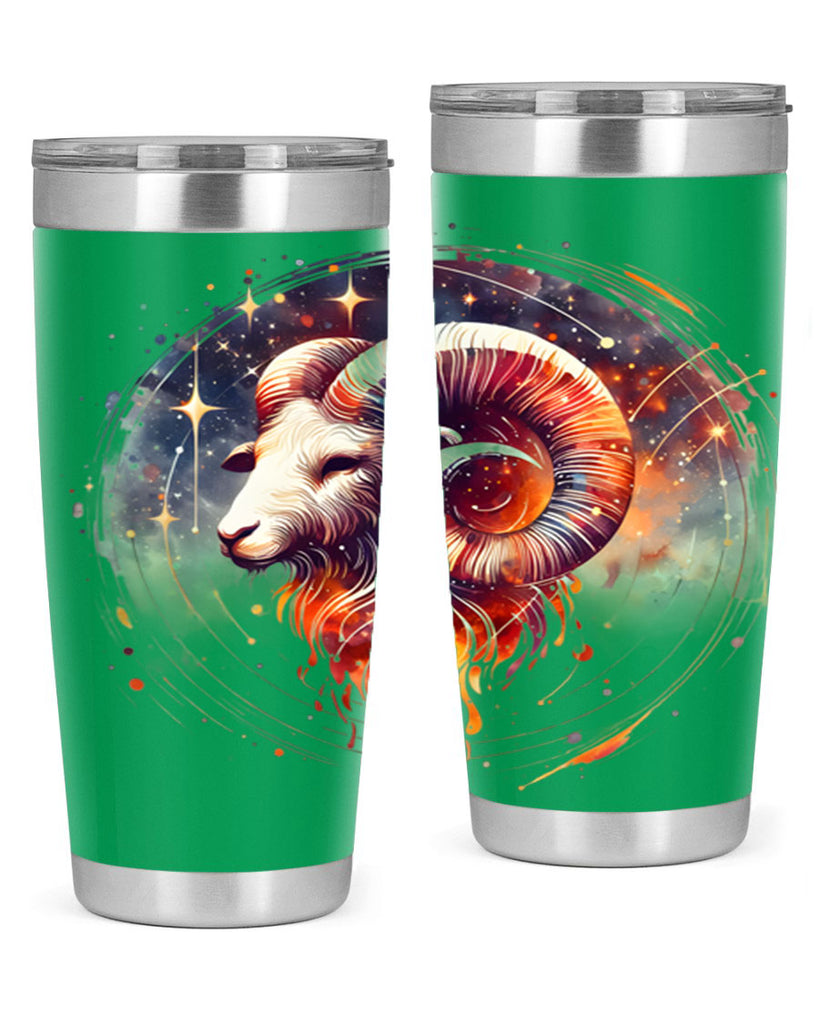 aries 125#- zodiac- Tumbler