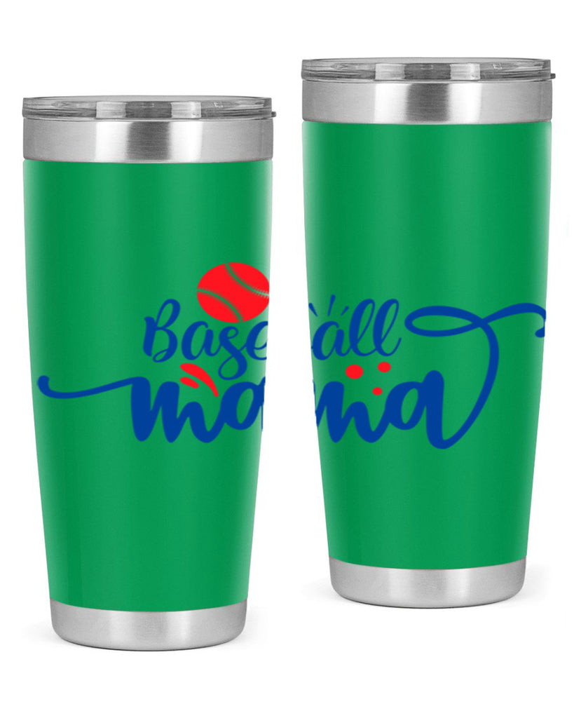 baseball mama 2208#- baseball- Tumbler