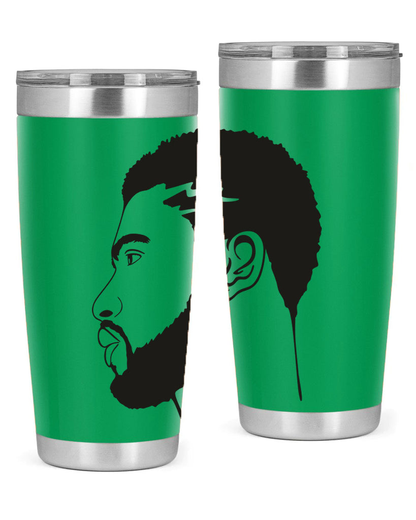 beardman 52#- black men - boys- tumbler