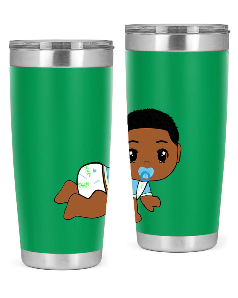 black baby boy 1#- black men - boys- tumbler