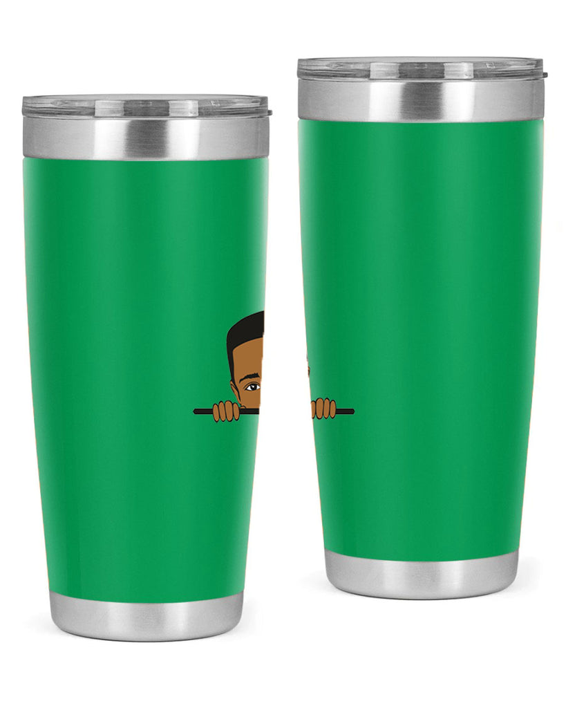 black boy 5#- black men - boys- tumbler