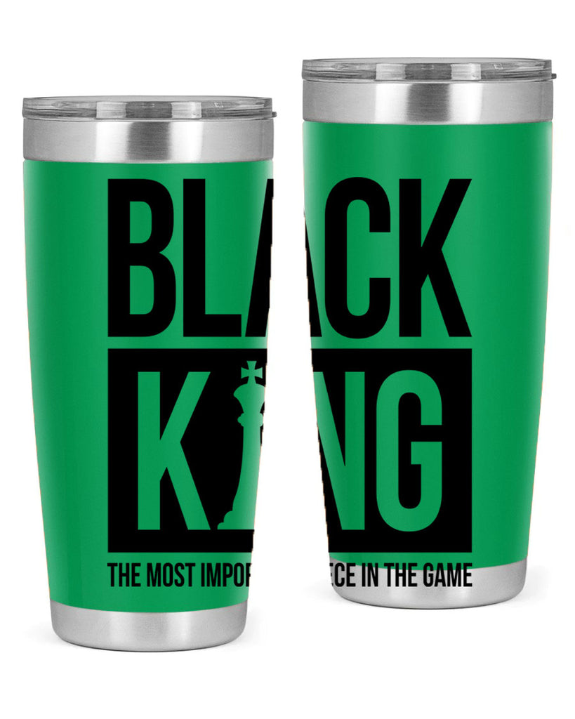 black king 234#- black words phrases- Cotton Tank
