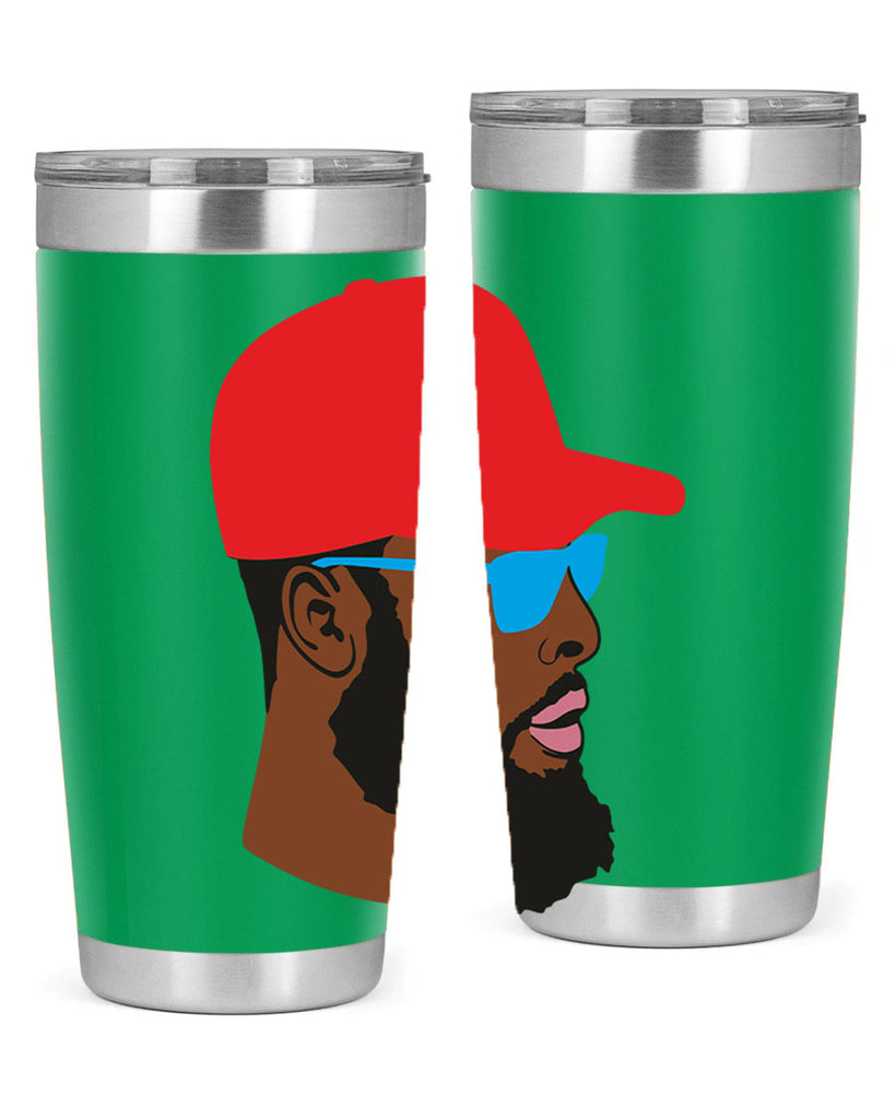 black man style 1#- black men - boys- tumbler
