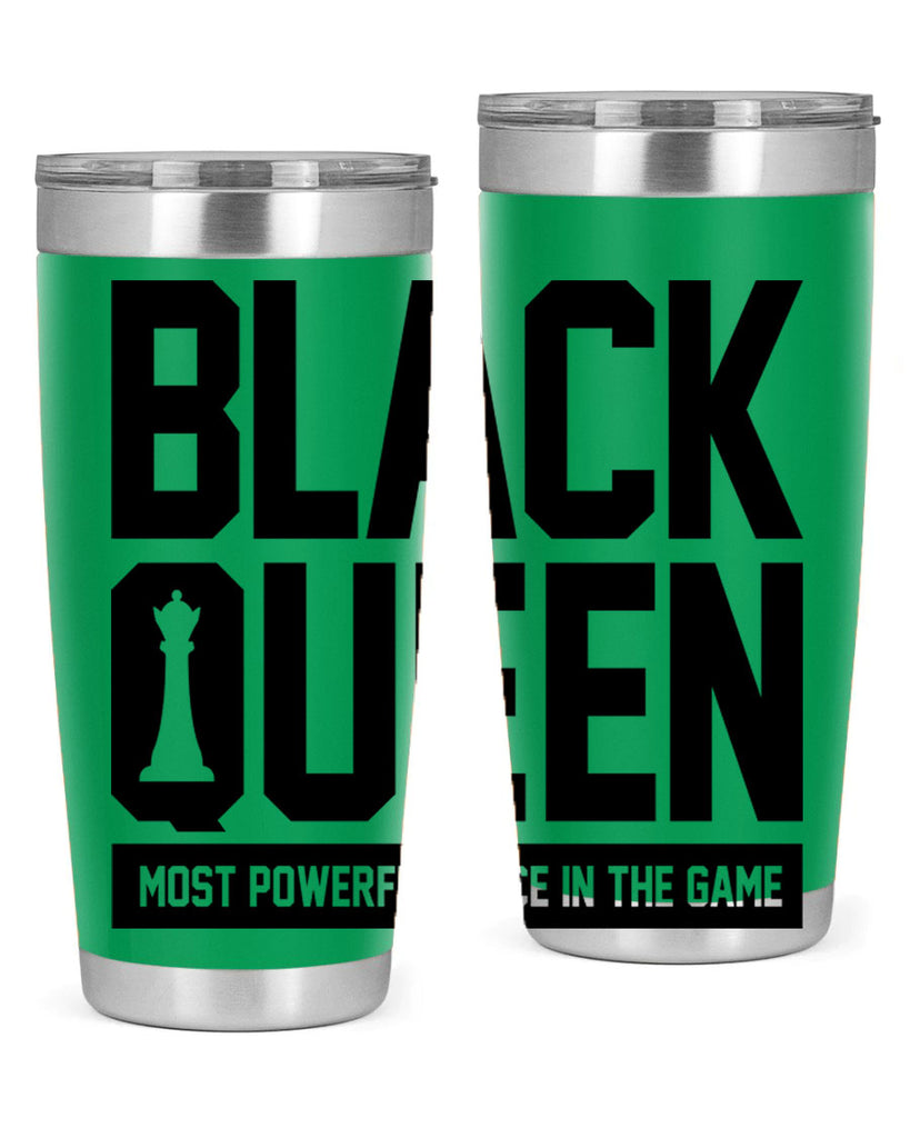 black queenchess 194#- black words phrases- Cotton Tank