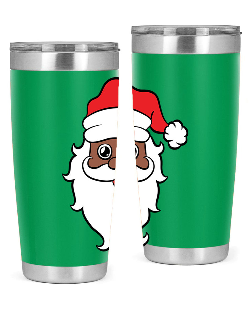 black santa 25#- black men - boys- tumbler