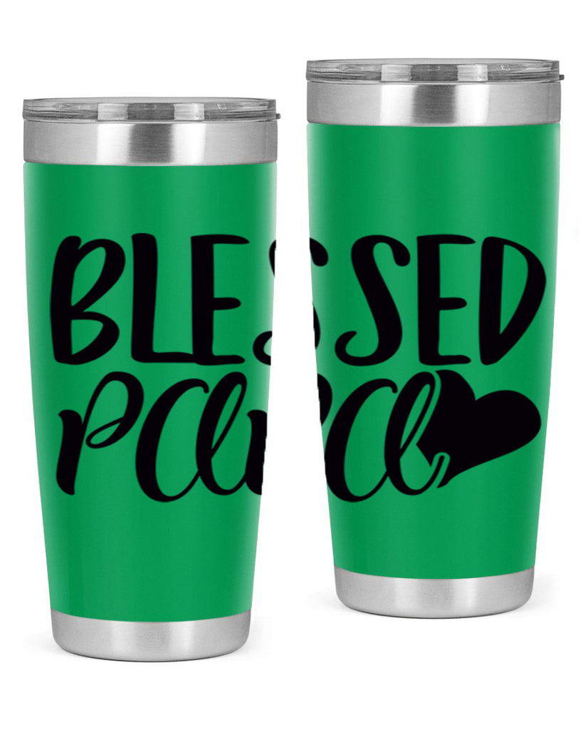 blessed papa 70#- grandpa - papa- Tumbler