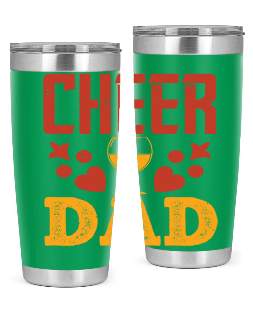 cheer dad 121#- fathers day- Tumbler