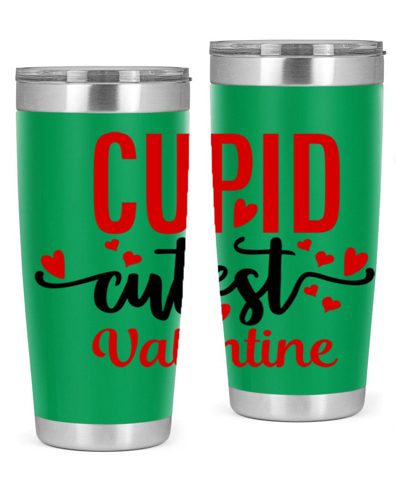 cupid cutest valentine 80#- valentines day- Tumbler