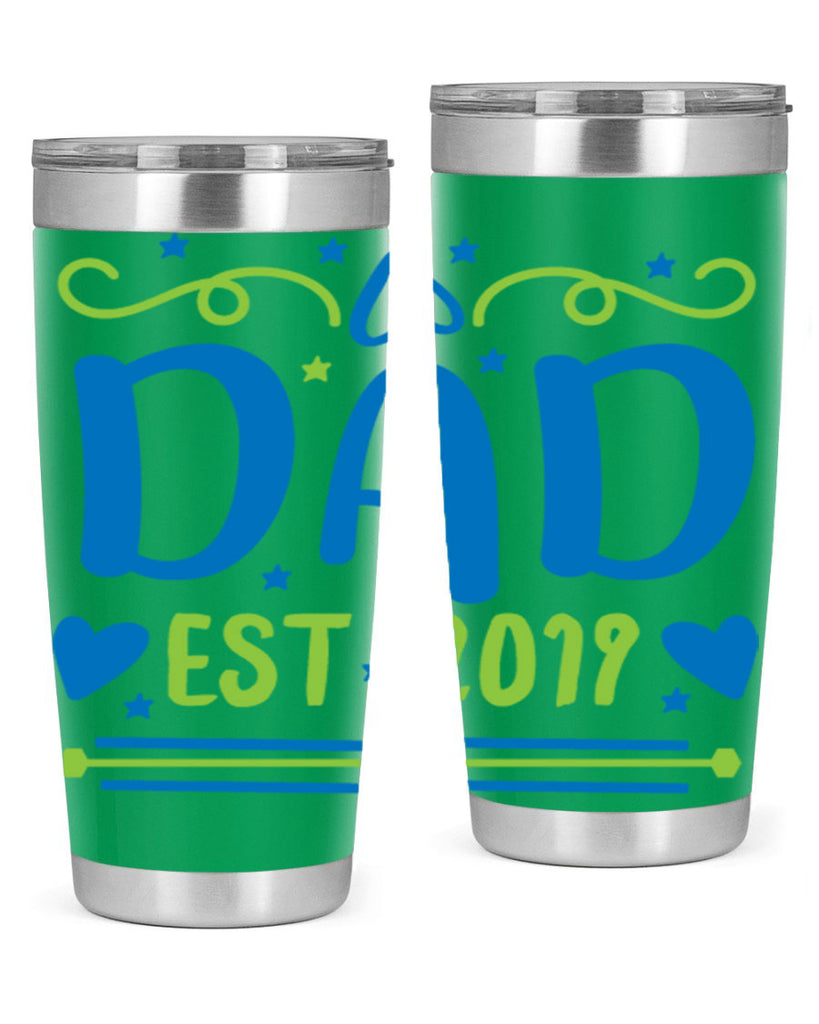 dad est 99#- fathers day- Tumbler