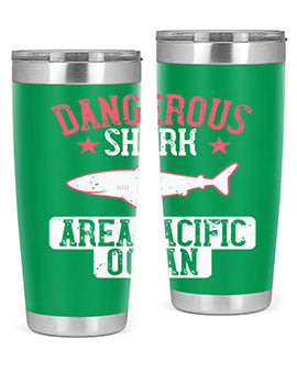 dangerous shark area pacific ocean Style 92#- shark  fish- Tumbler