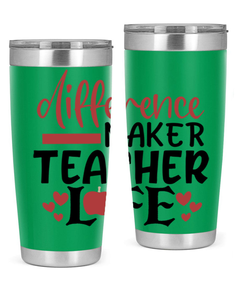 difference maker teacher life Style 184#- teacher- tumbler