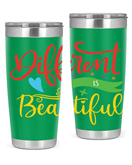 different is beautiful Style 11#- autism- Tumbler