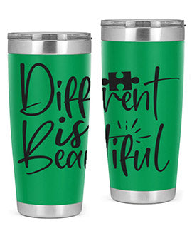 different is beautiful Style 12#- autism- Tumbler