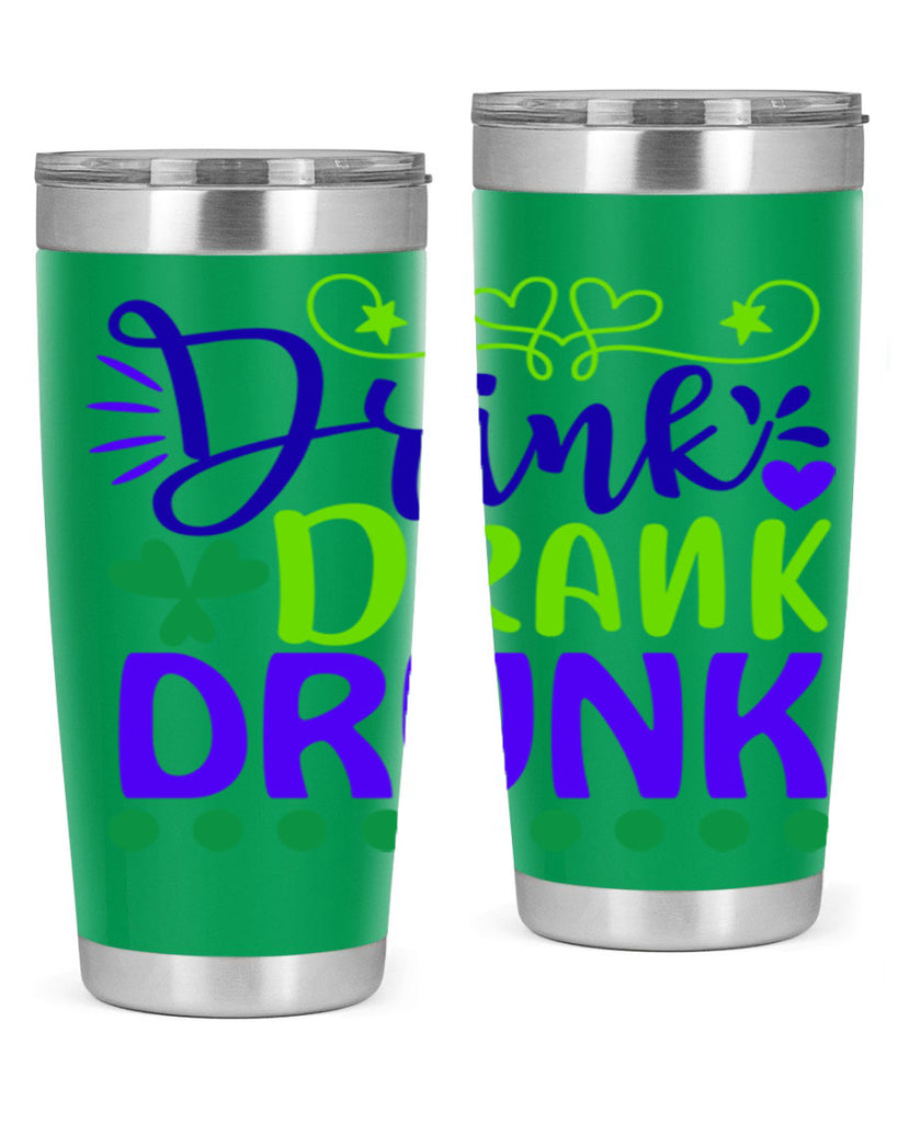 drink drank drunk 22#- mardi gras- Tumbler
