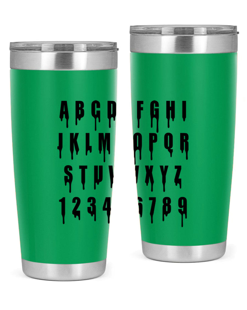drip font 164#- black words phrases- Cotton Tank