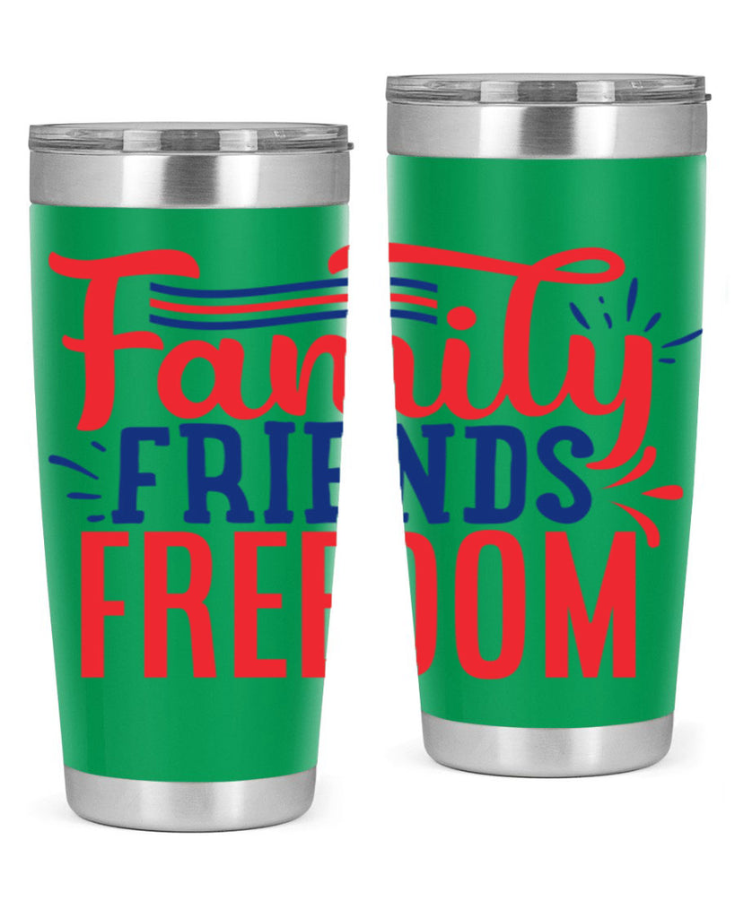 family friends freedom Style 48#- Fourt Of July- Tumbler