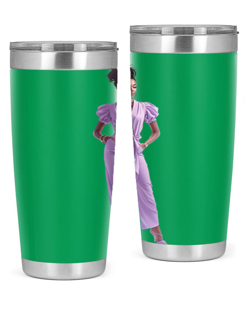 fashion girl in lavender 50#- fashion- Cotton Tank