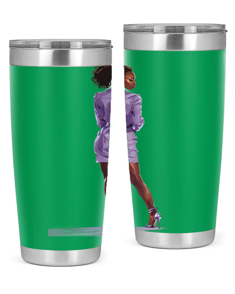 fashion girl in lavender 53#- fashion- Cotton Tank