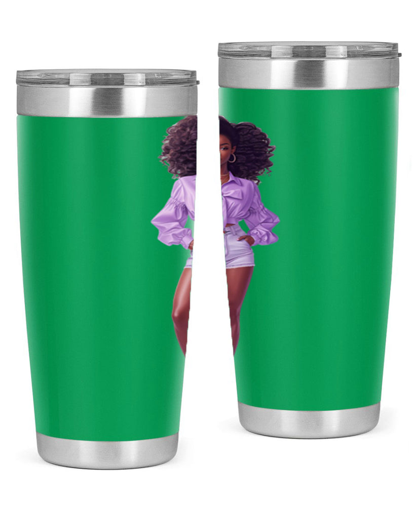 fashion girl in lavender 61#- fashion- Cotton Tank