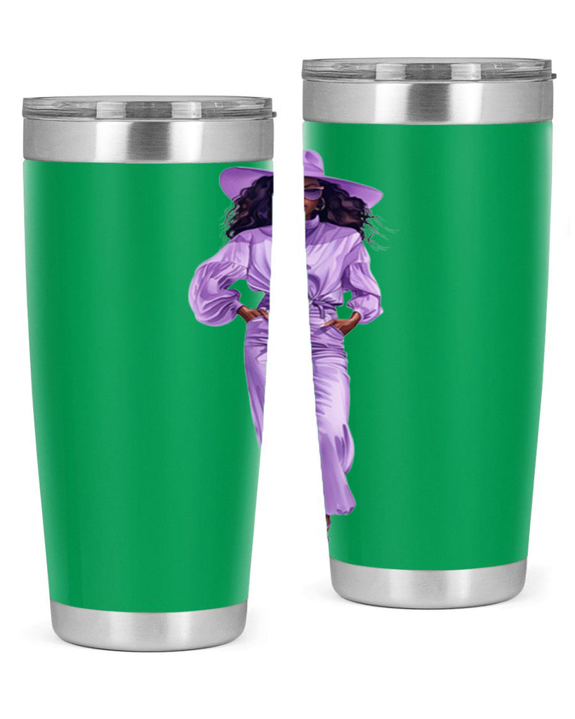 fashion girl in lavender 68#- fashion- Cotton Tank