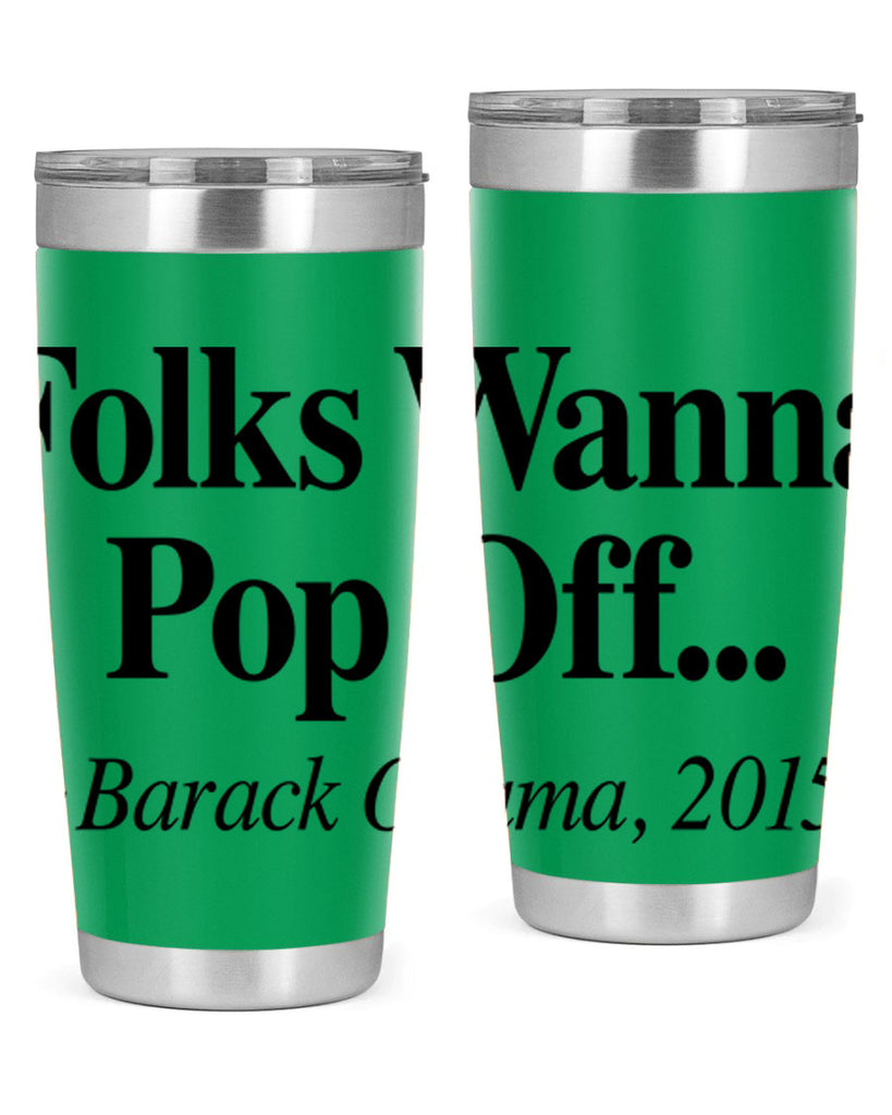 folks wanna pop off 151#- black words phrases- Cotton Tank