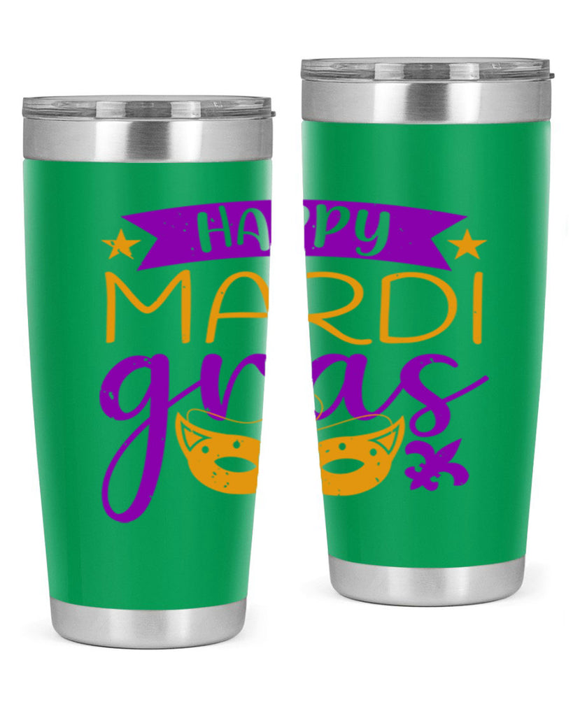 happy mardi gras 70#- mardi gras- Tumbler