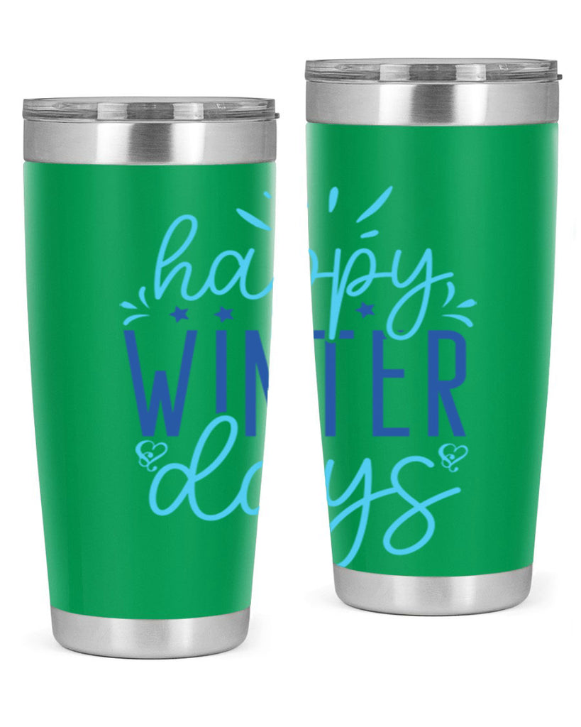 happy winter days 121#- winter- Tumbler
