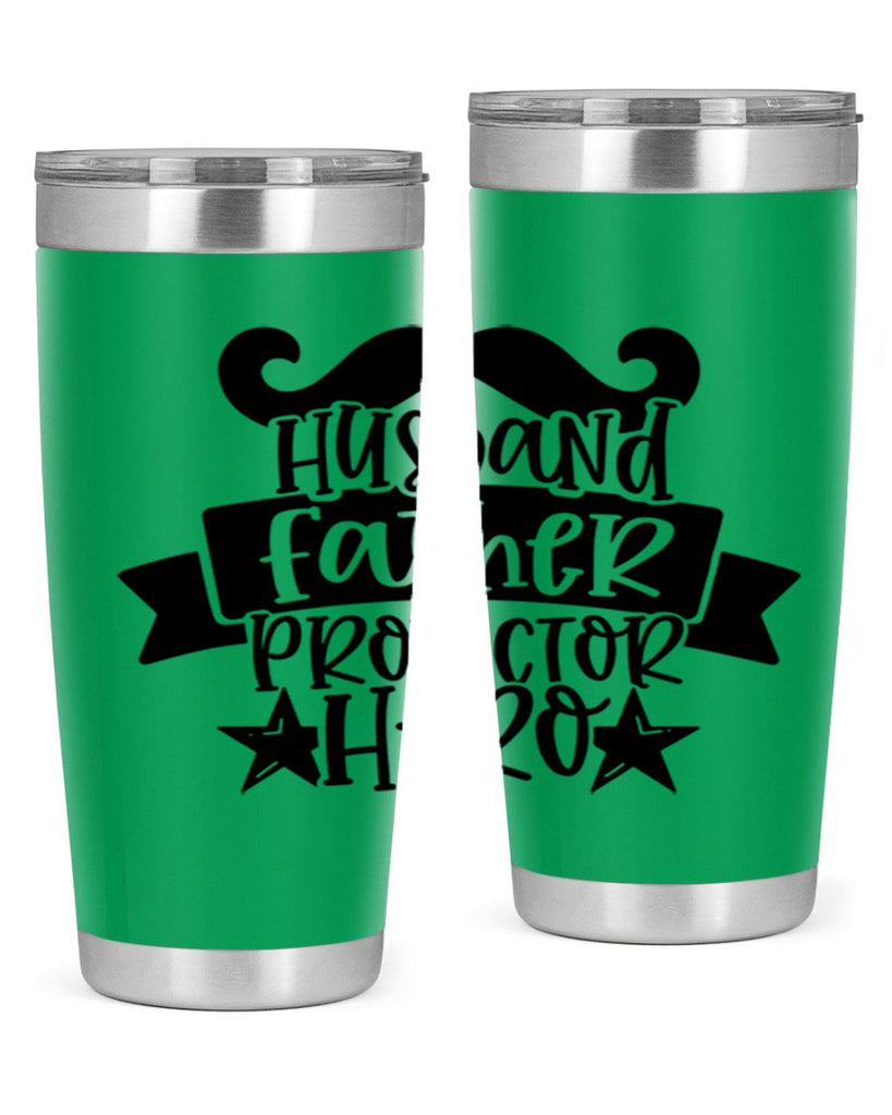 husband father protector hero 46#- fathers day- Tumbler