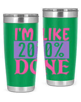 im like done Style 50#- corona virus- Tumbler