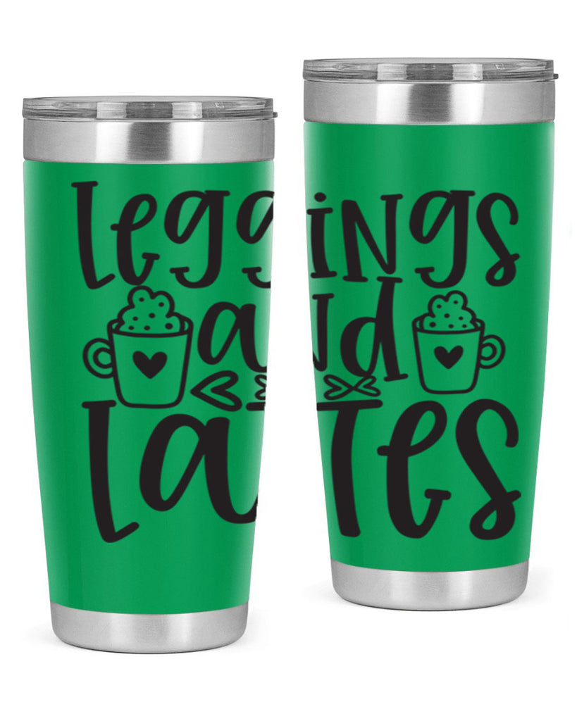 leggings and lattes 389#- mom- Tumbler