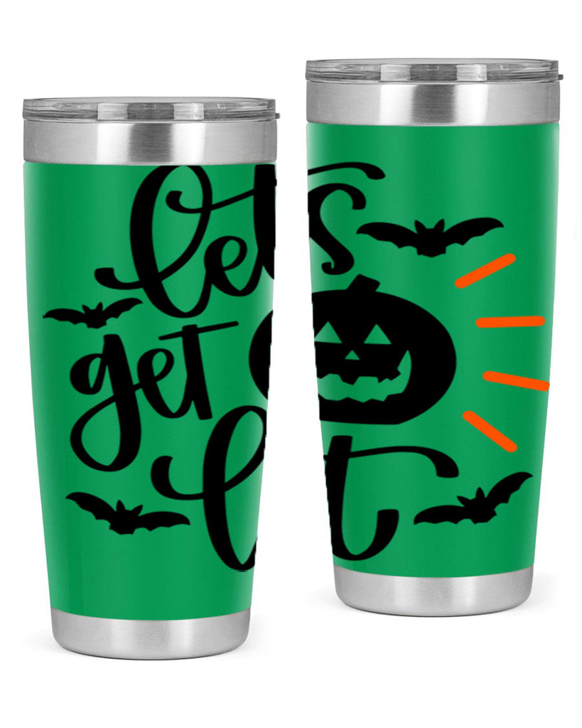 lets get lit 48#- halloween- Tumbler