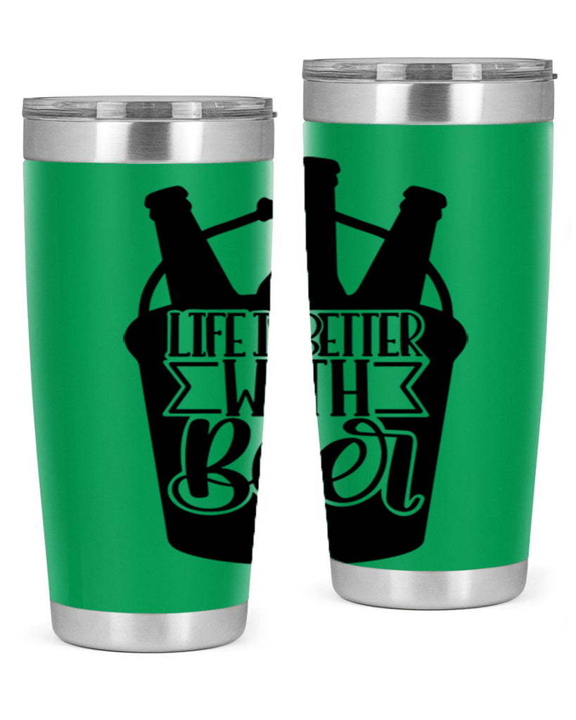 life is better with beer 27#- beer- Tumbler
