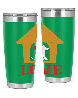 love Style 161#- dog- Tumbler