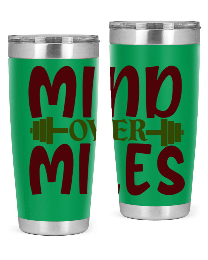 mind over miles 29#- gym- Tumbler