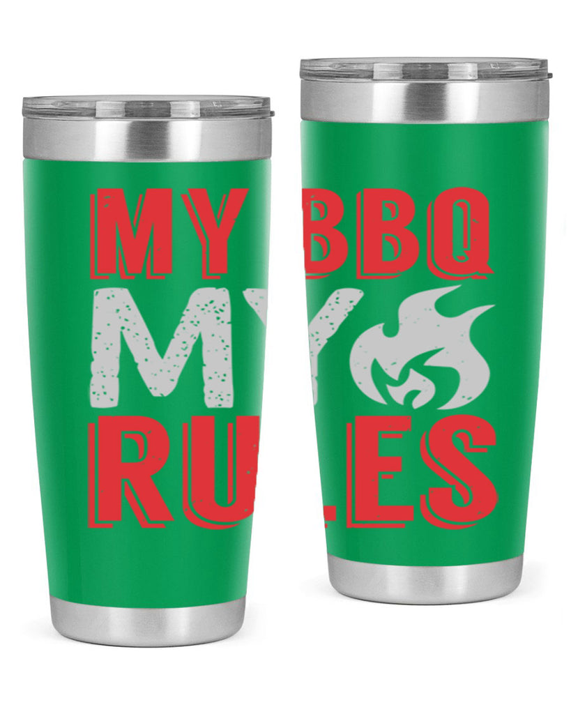my bbq my rule 22#- bbq- Tumbler