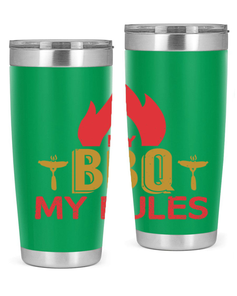 my bbq my ruless 21#- bbq- Tumbler