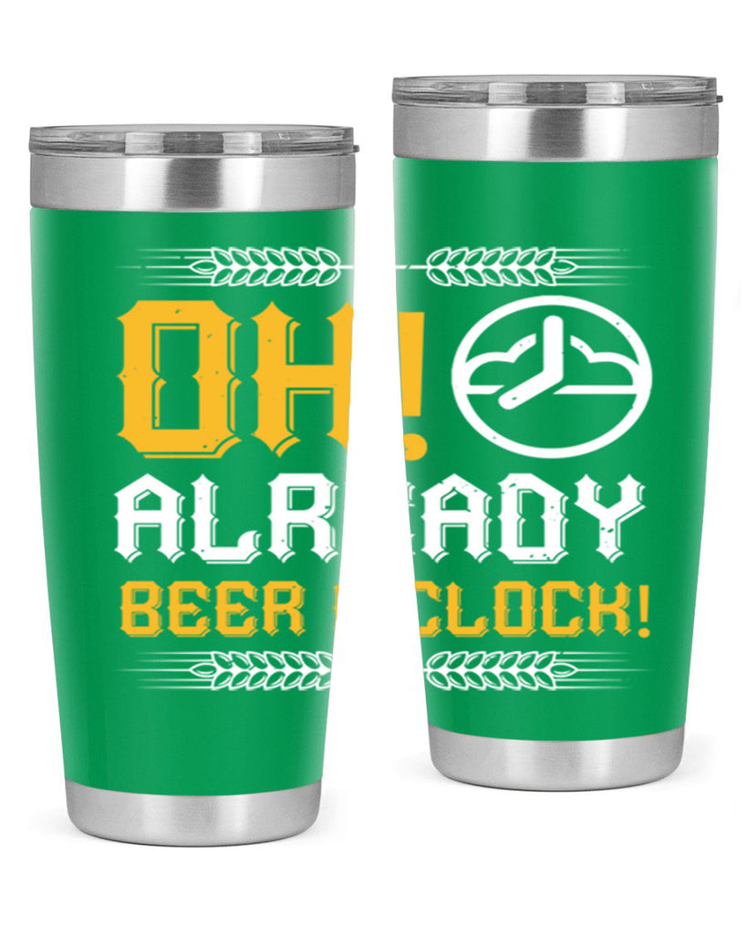 oh already beer oclock 54#- beer- Tumbler