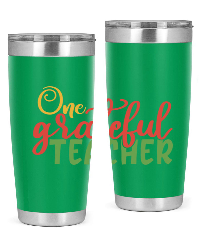 one grateful teacher Style 168#- teacher- tumbler