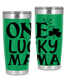 one lucky mama Style 34#- autism- Tumbler