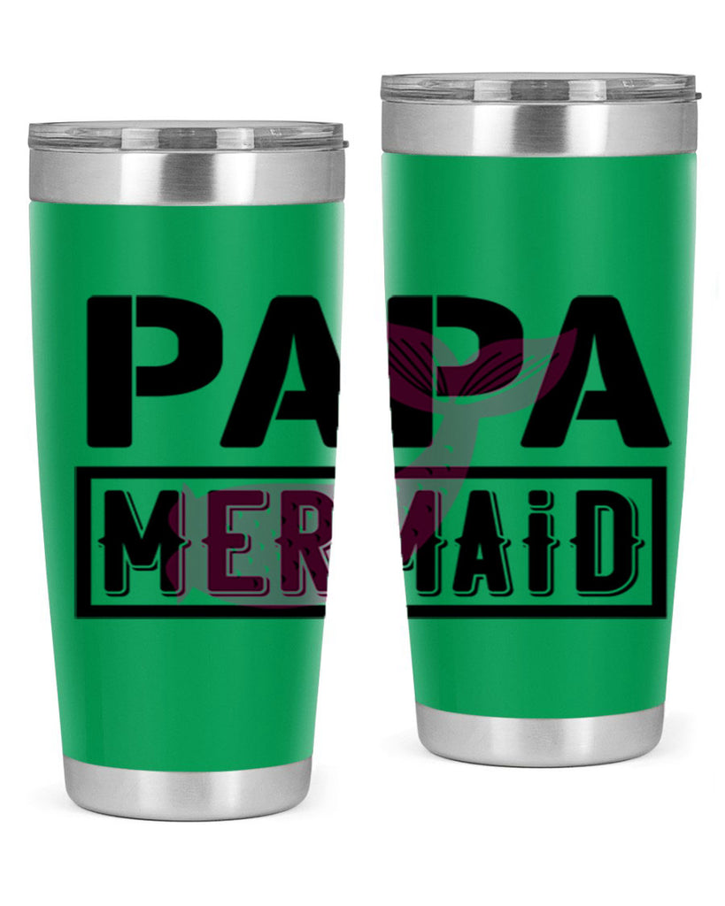 papa mermaid 533#- mermaid- Tumbler