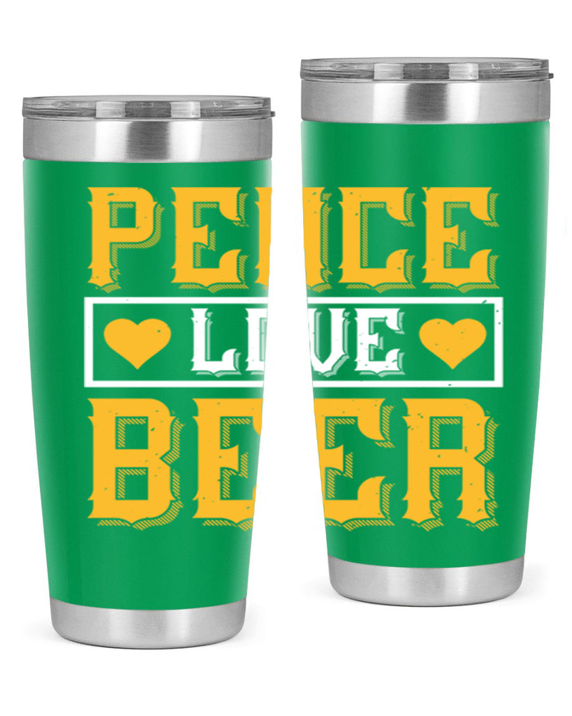 peace love beer 53#- beer- Tumbler