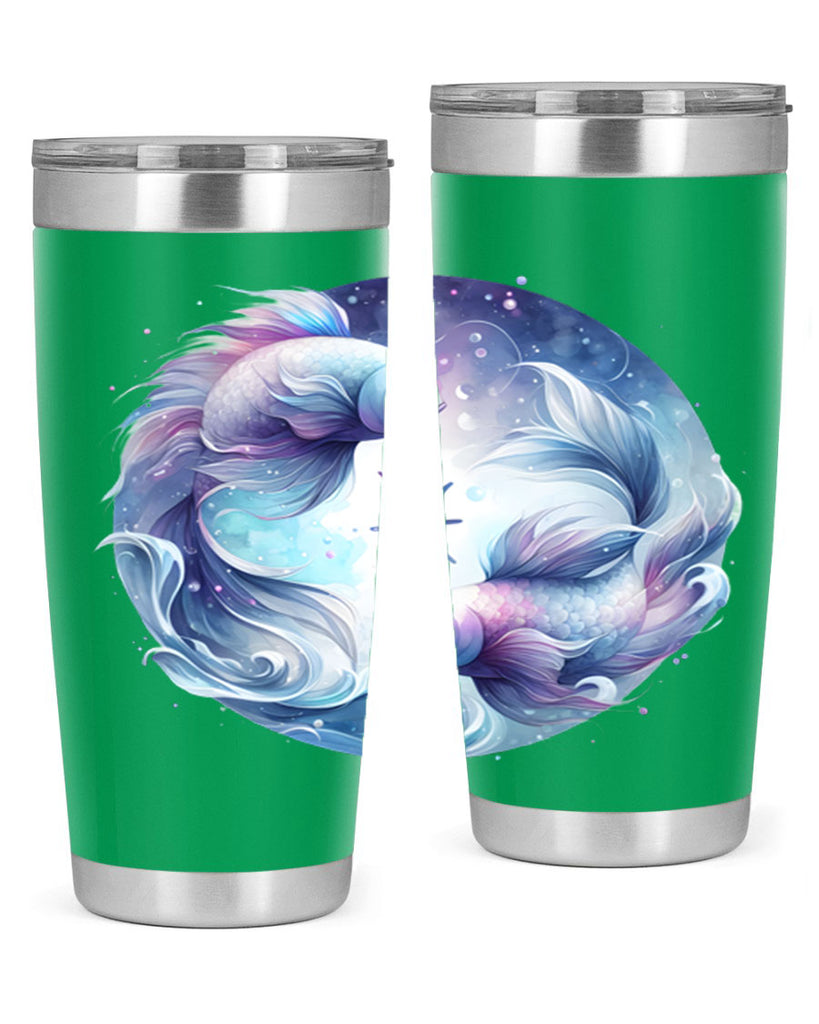 pisces 349#- zodiac- Tumbler