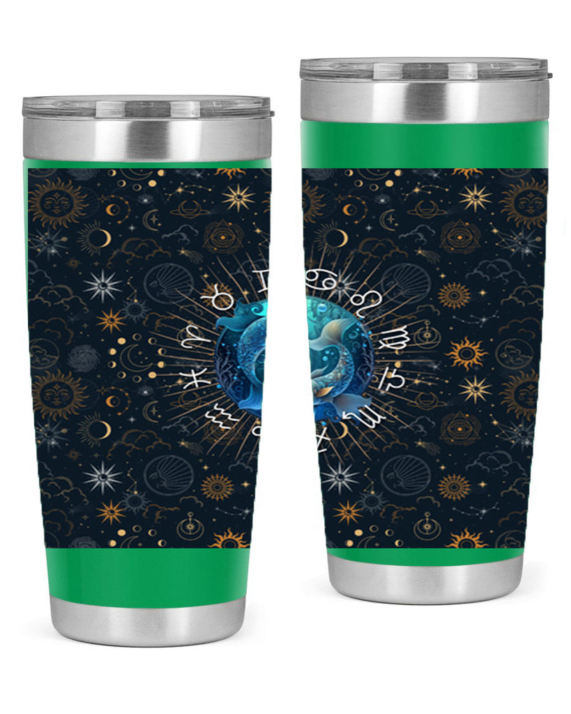 pisces Straight 366#- zodiac- Tumbler